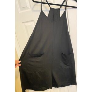 UNBRANDED- Black Short Romper Size XL